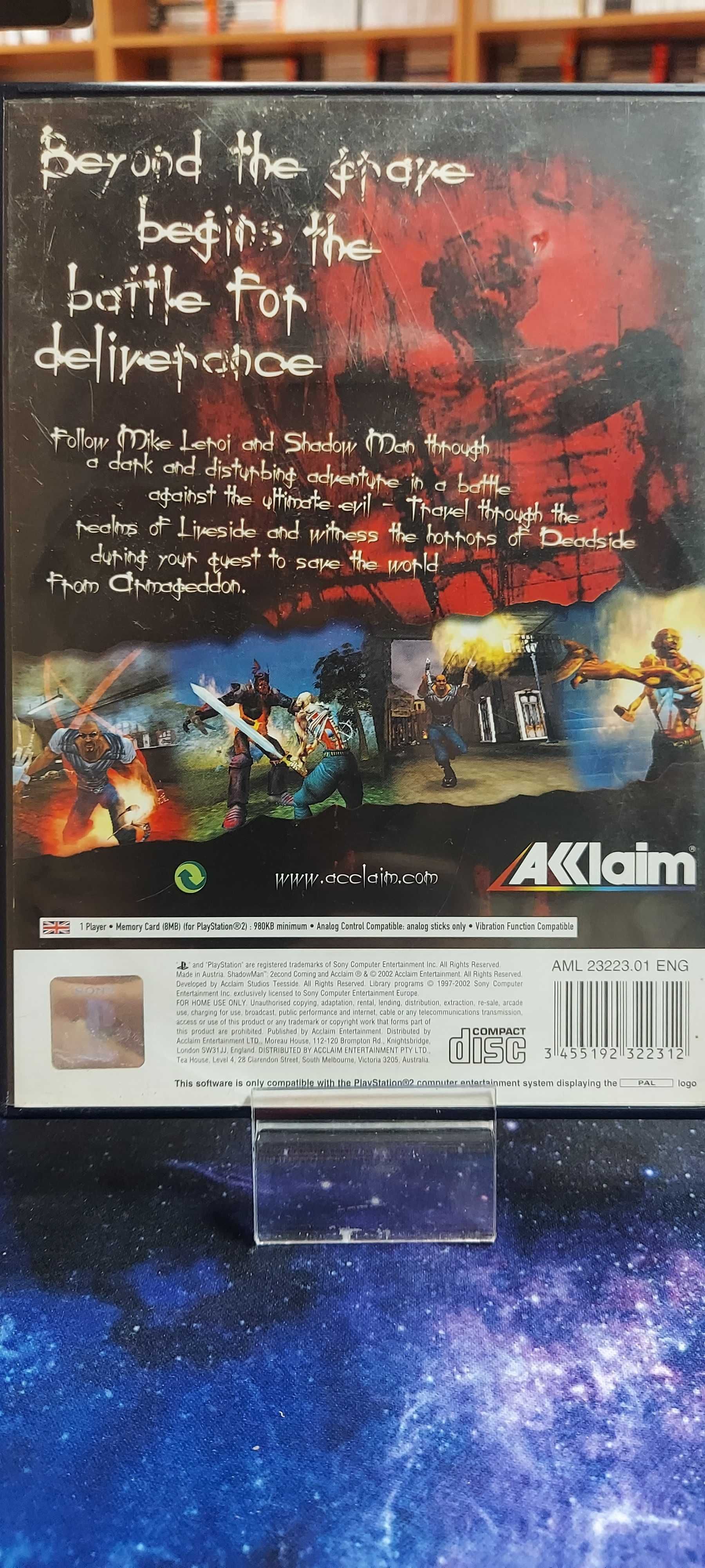 SHADOW MAN 2ECOND COMING (PS2), Sklep Wysyłka Wymiana