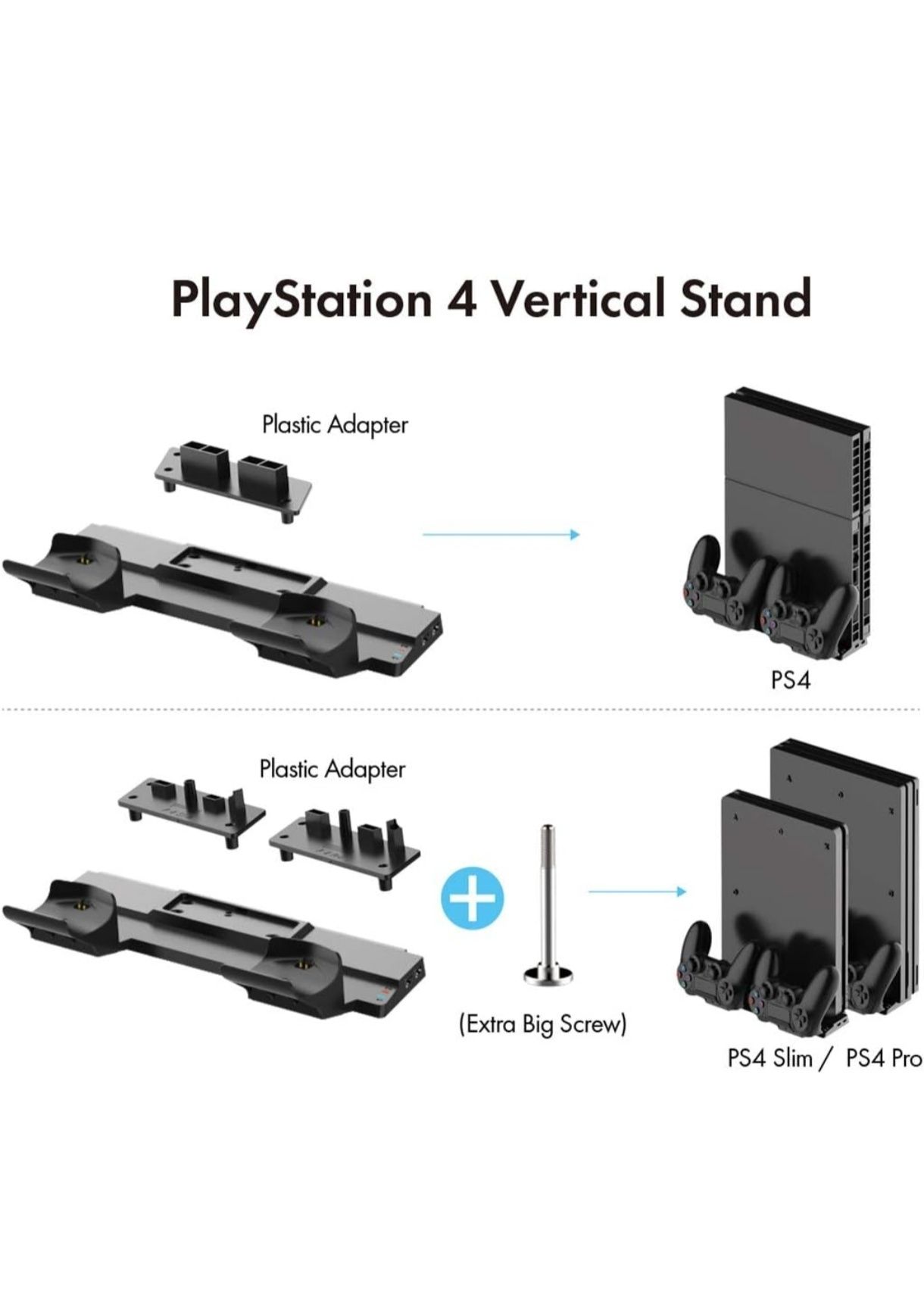 Suporte Vertical PlayStation 4 (todos os modelos)