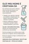 Faço limpezas domésticas e após obras