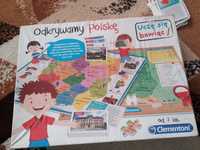 Układanka puzzle dla dzieci poznaje Polskę