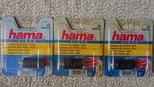 Adapter gniazdo S-Video - gniazdo Cinch Gold Hama 3 sztuki
