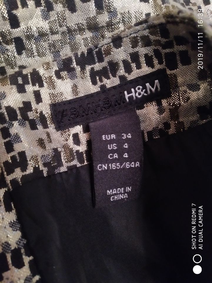 H&M Спідничка юбка нарядна xs