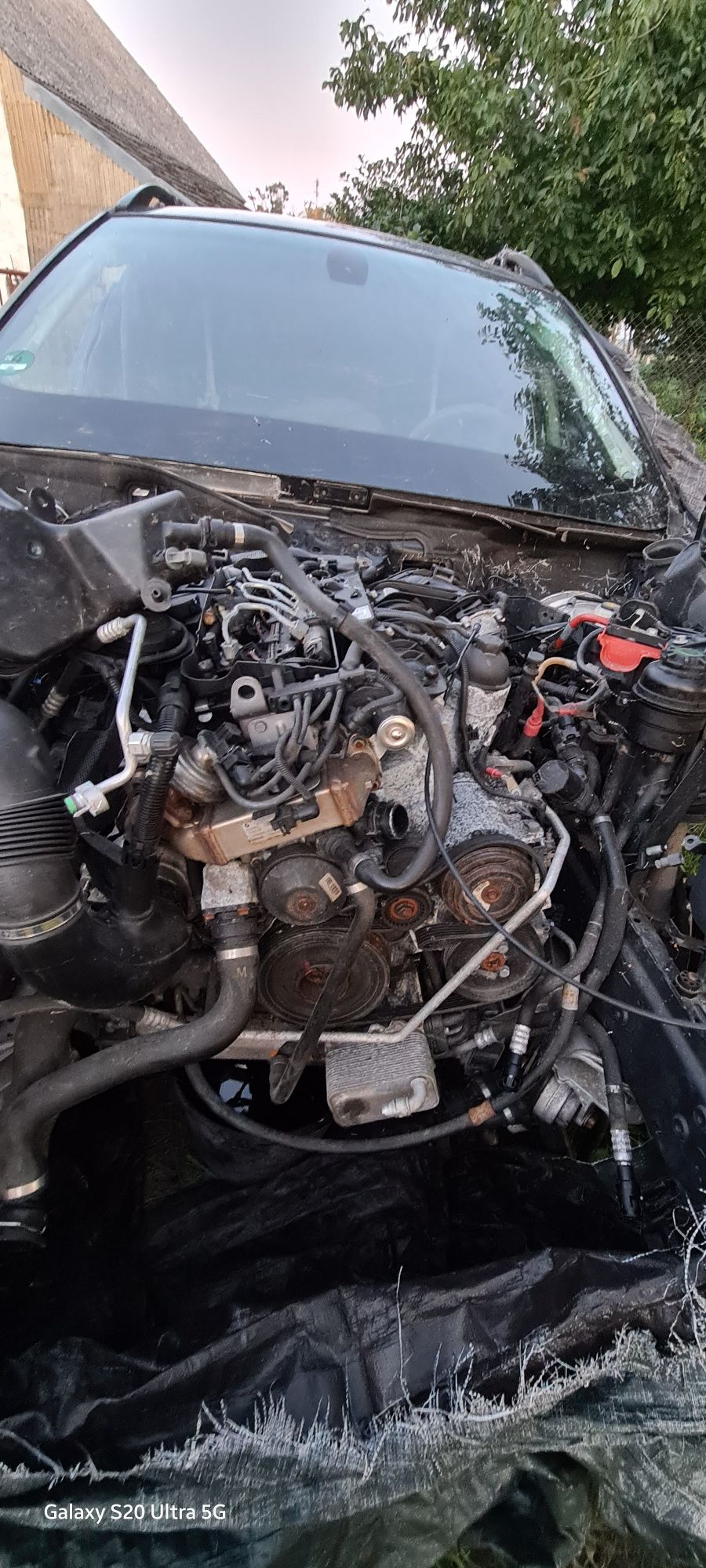 Bmw 5,3 e60 e61 e90 2.0 diesel N47d20 automat, silnik, części