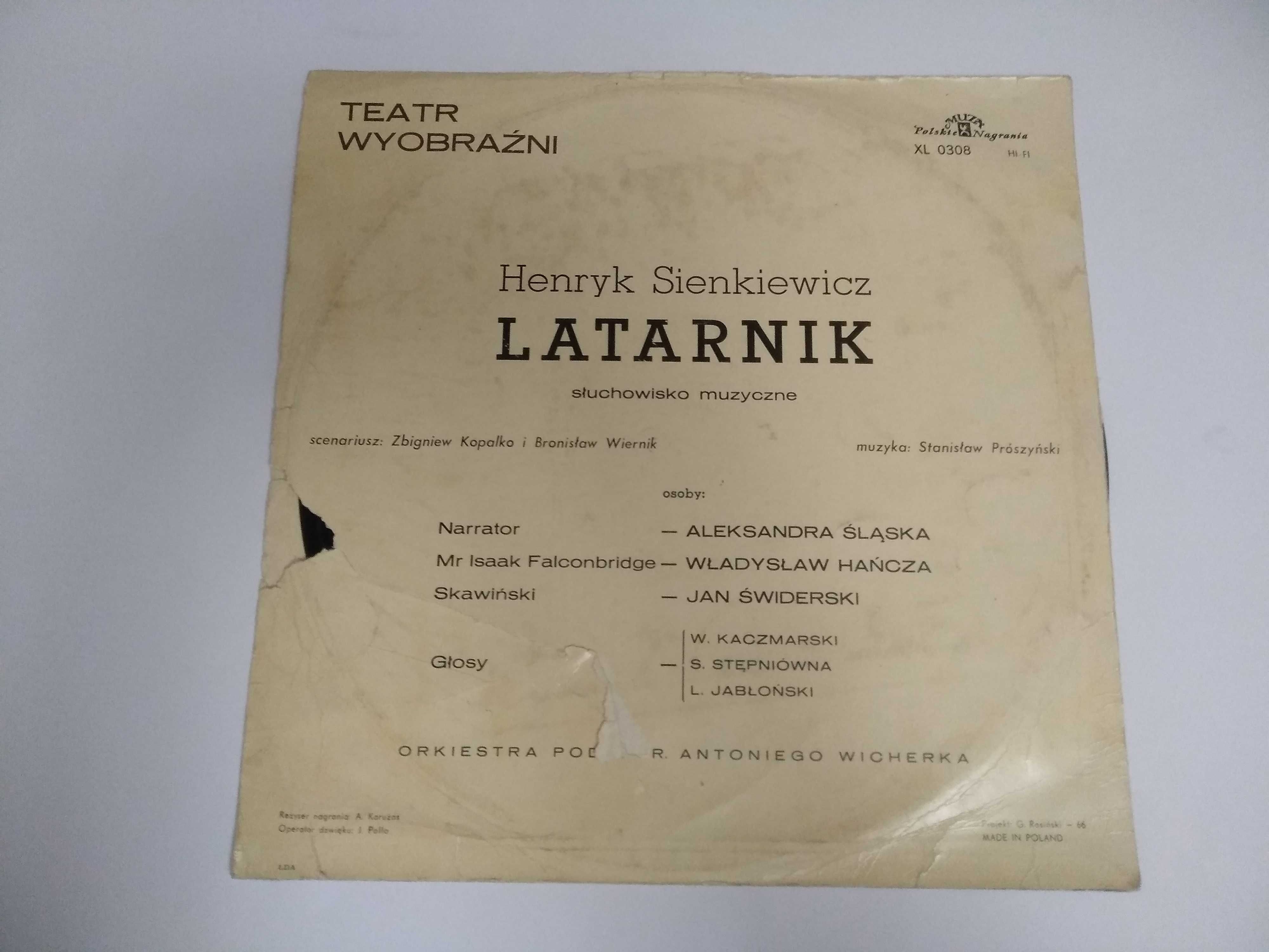 Płyta winylowa Latarnik Henryk Sienkiewicz