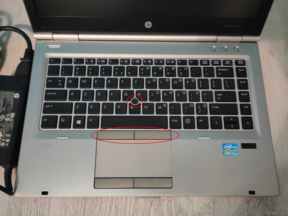 HP Elitebook 8470p i5 4x3,3GHz turbo, 8 GB RAM, SSD 120 + zasilacz