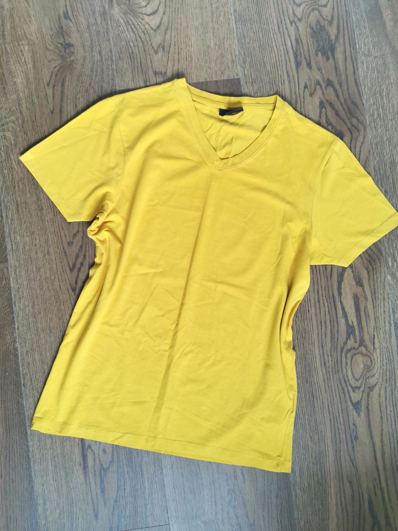 T-shirt żółty SMOG, rozmiar L