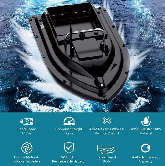 [NOVO] Barco para Engodo • 500 Metros • 2 Kg • Carp Fishing