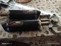 Ponteiras akrapovic full carbon