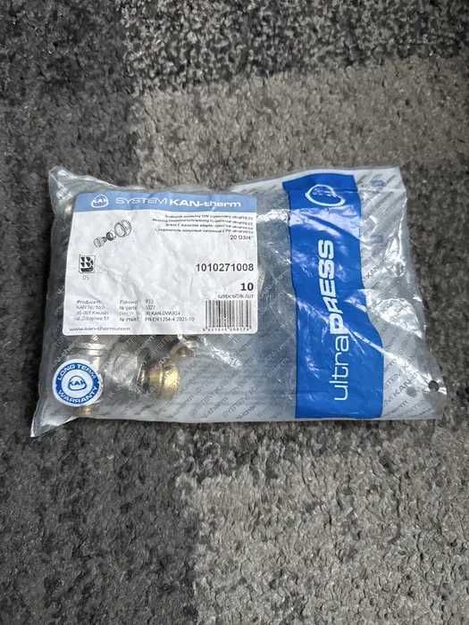 Śrubunek mosiężny GW uniwersalny ultraPRESS - 20 G3/4" firmy Kan-Therm