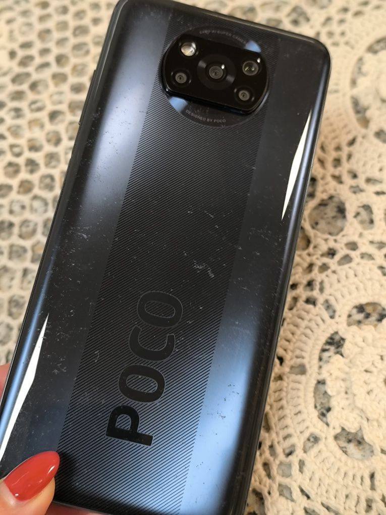 Telemóvel Poco X3  NFC - 64GB com acessórios