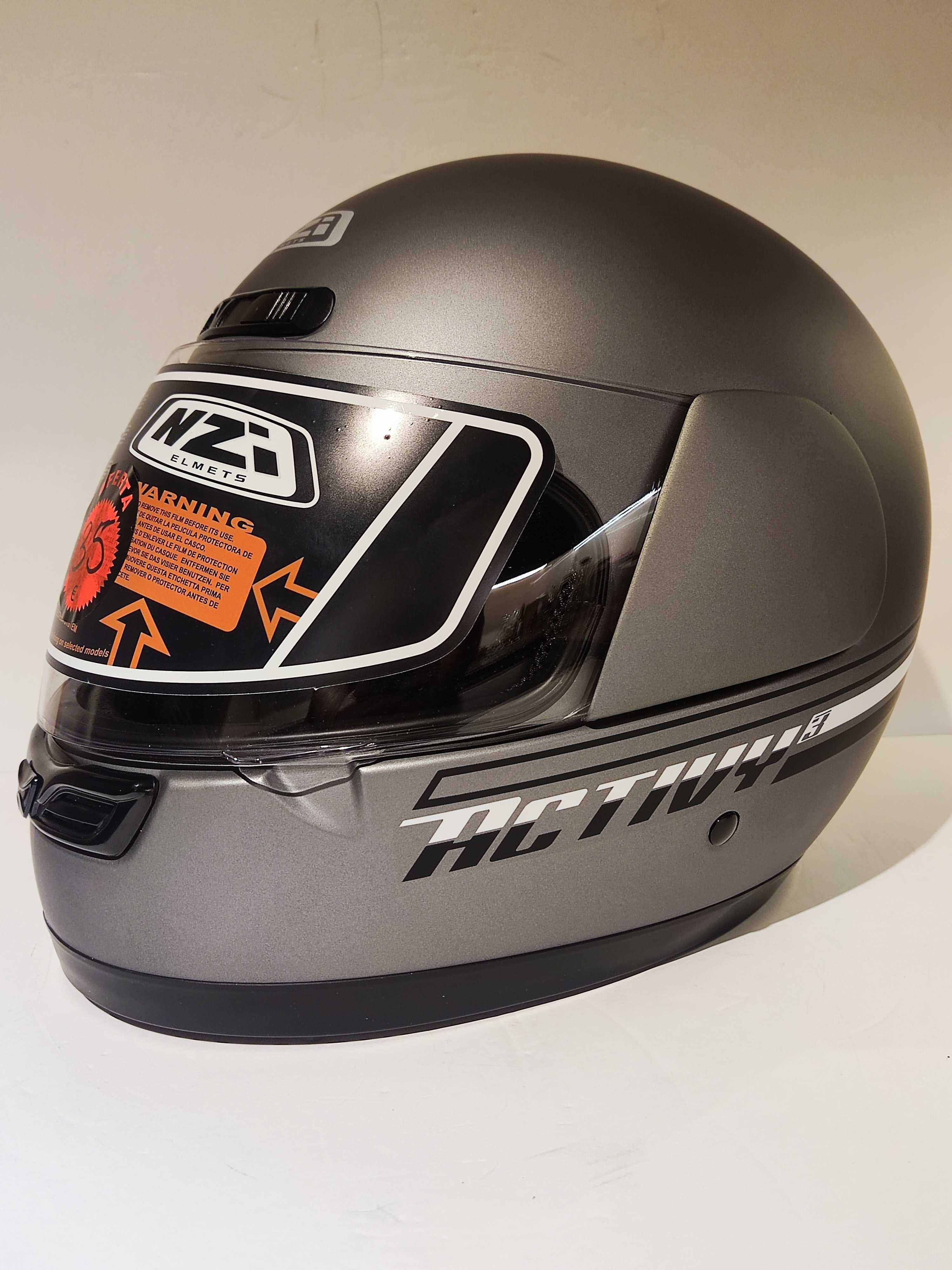 Capacete NZi integral clássico moderno mota scooter novo