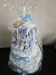 Tort pieluszkowy, torcik z pampersów, narodziny dziecka, babyshower