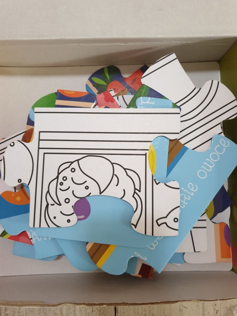 Puzzle warzywa Zielona Sowa 20 elementów 2+