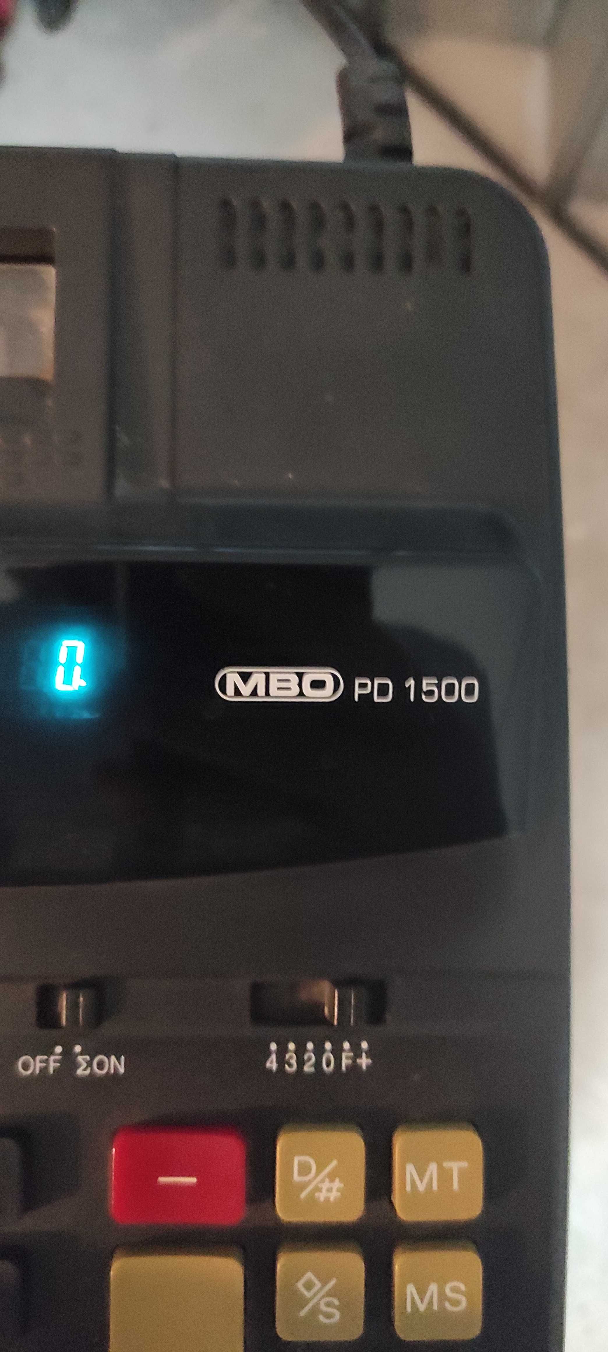 Maquina de calcular com impressora MBO PD 1500