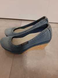 Buty damskie jeansowe rozm.38