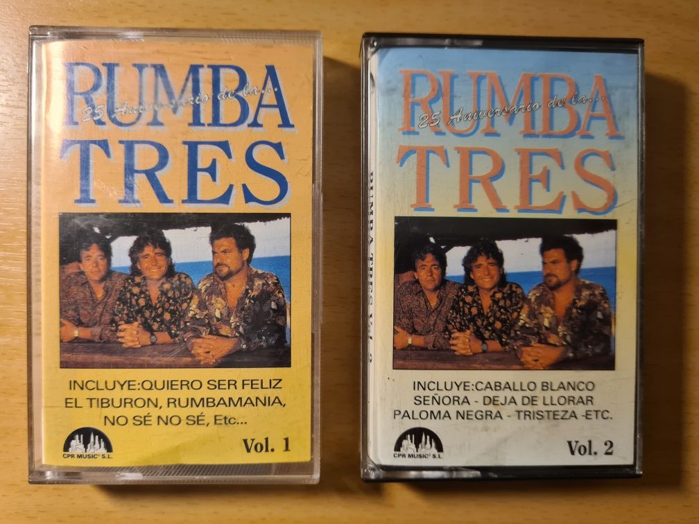 2 cassetes de Rumba Três