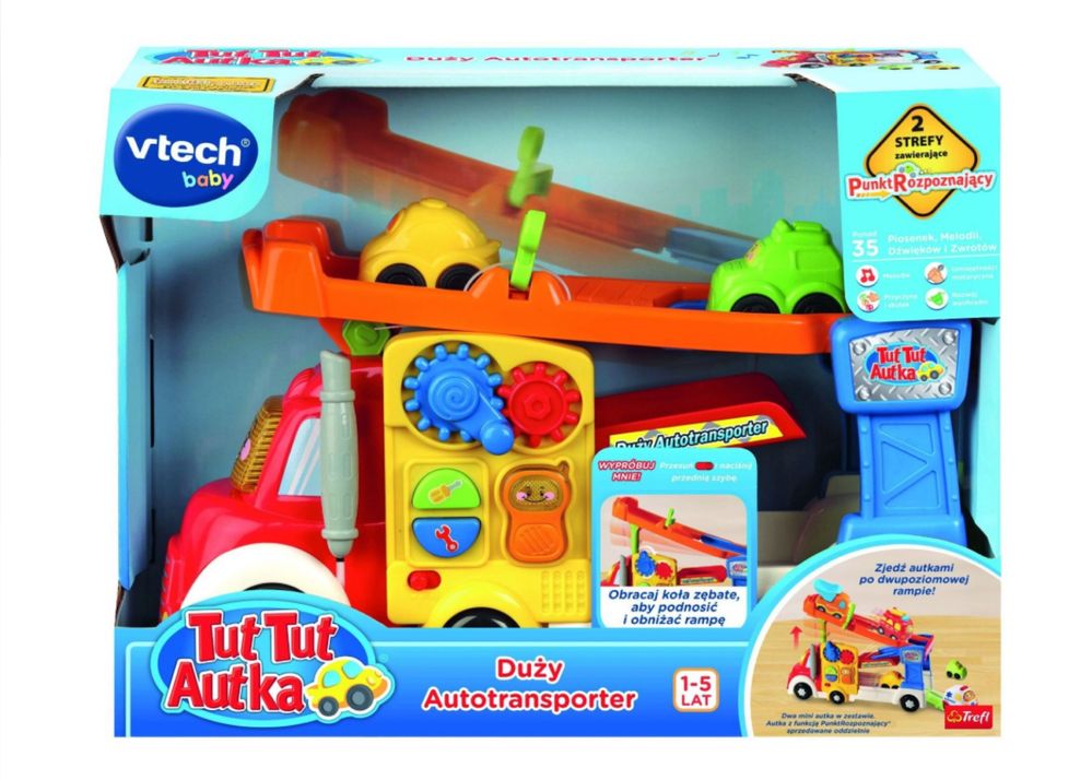 Vtech tut tut autka duży autotransporter