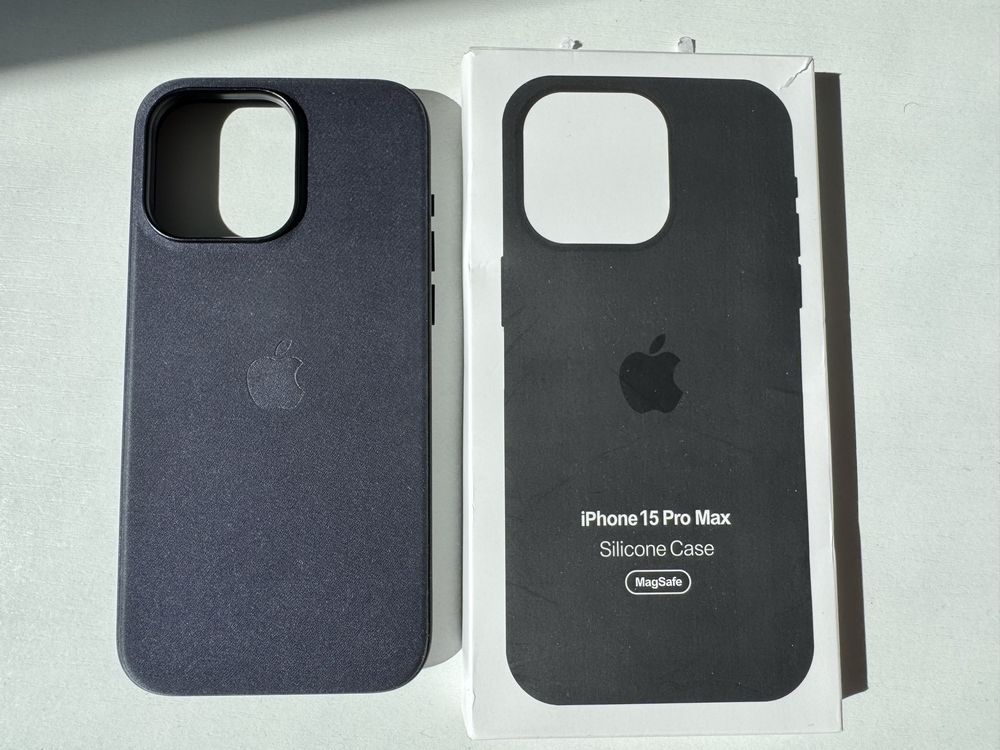 Iphone 15 Pro Max FineWoven Case Black з MagSafe