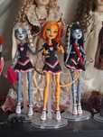 Monster high cheerleader kotki lalki doll fearleading squad toralei me