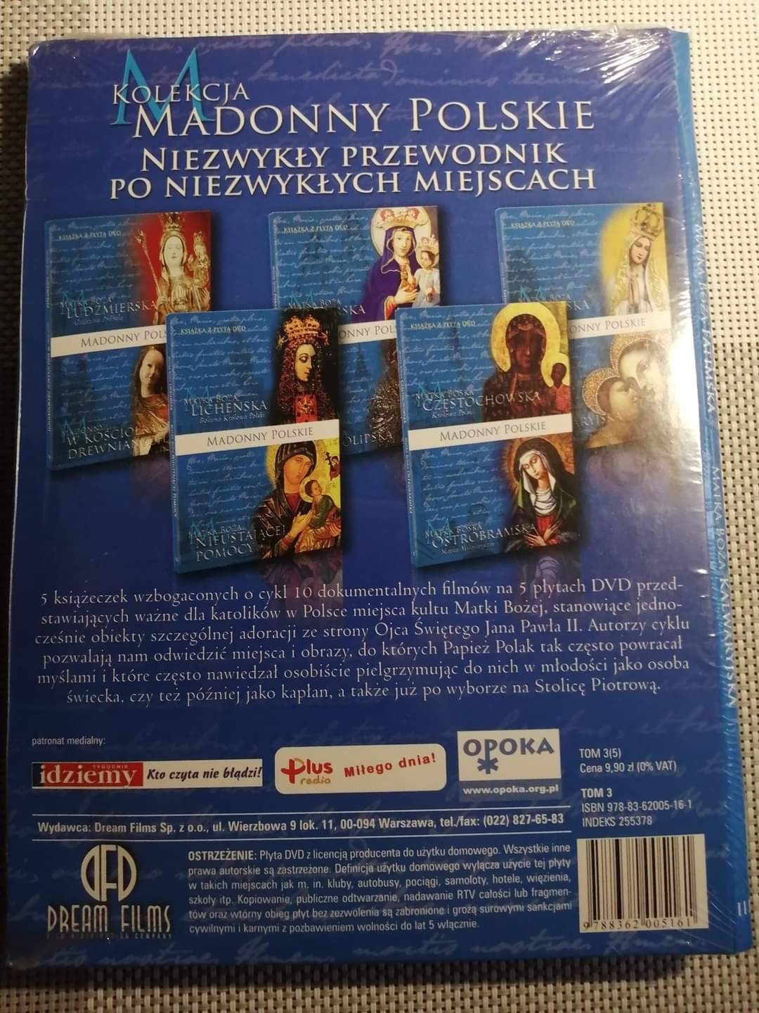 Madonny polskie. Cykl filmów dokumentalnych. DVD