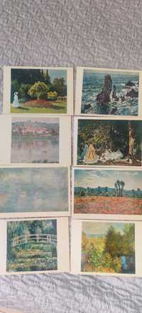 Открытки 16шт художник Claude Monet