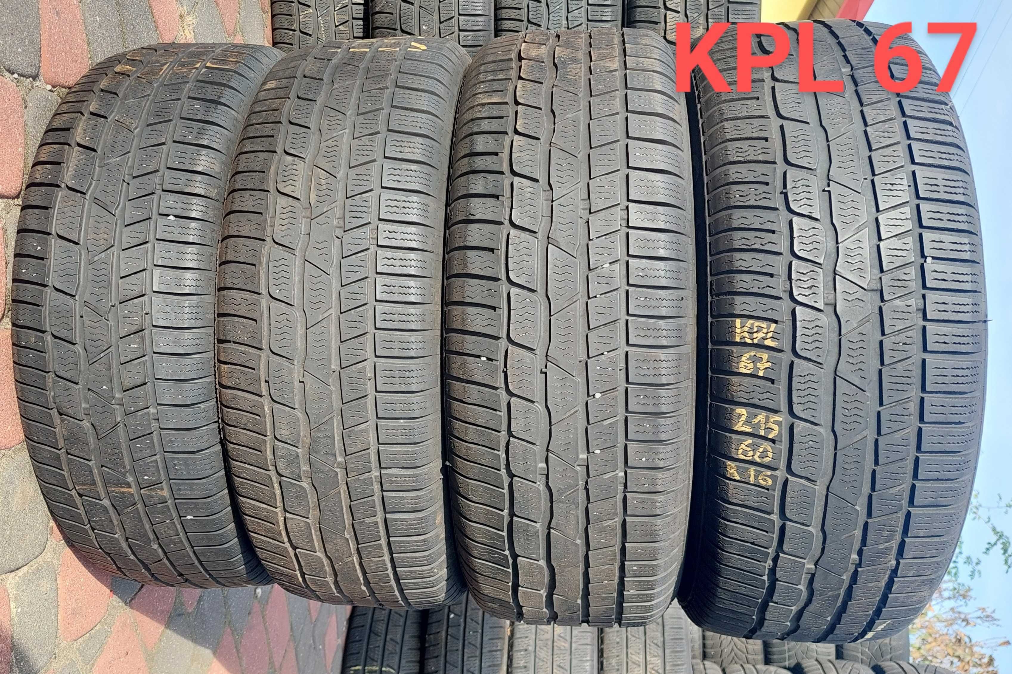 Opony zimowe 4szt. Continental WinterContact TS 830 P 215/60/16 kpl 67