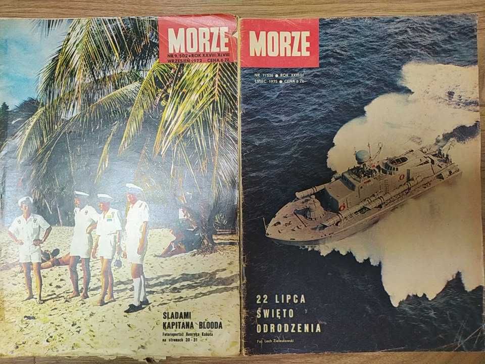 Miesięcznik Morze, 9 egz. z lat 1966 - 1991