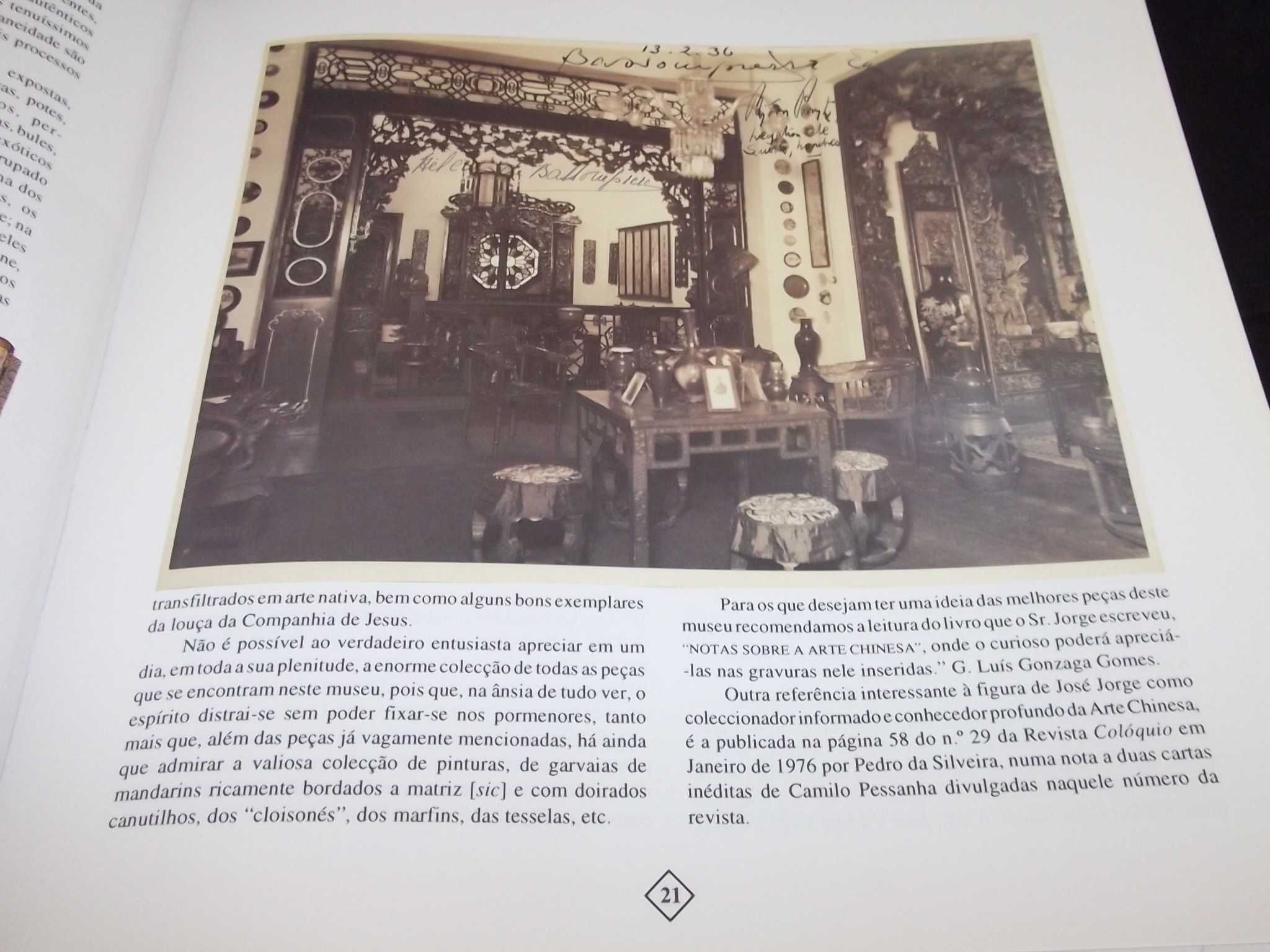 Livro Notas Sobre a Arte Chinesa Instituto Cultural de Macau