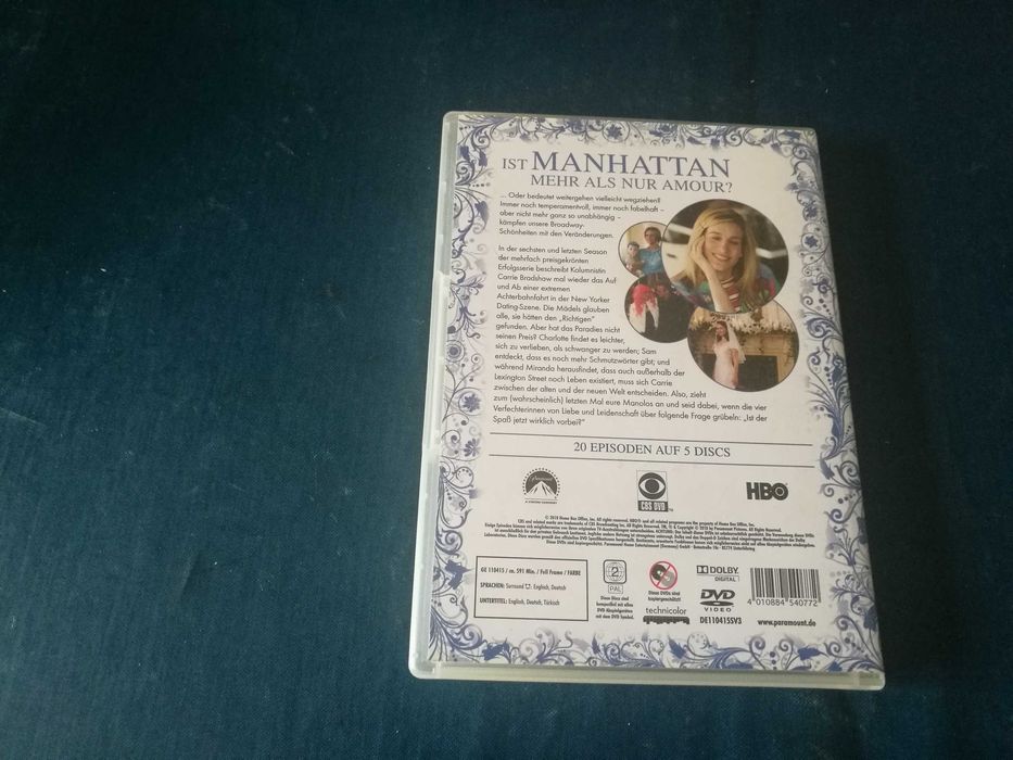 SEX AND THE CITY - SERIE 6	5XDVD (legendagem em Português)