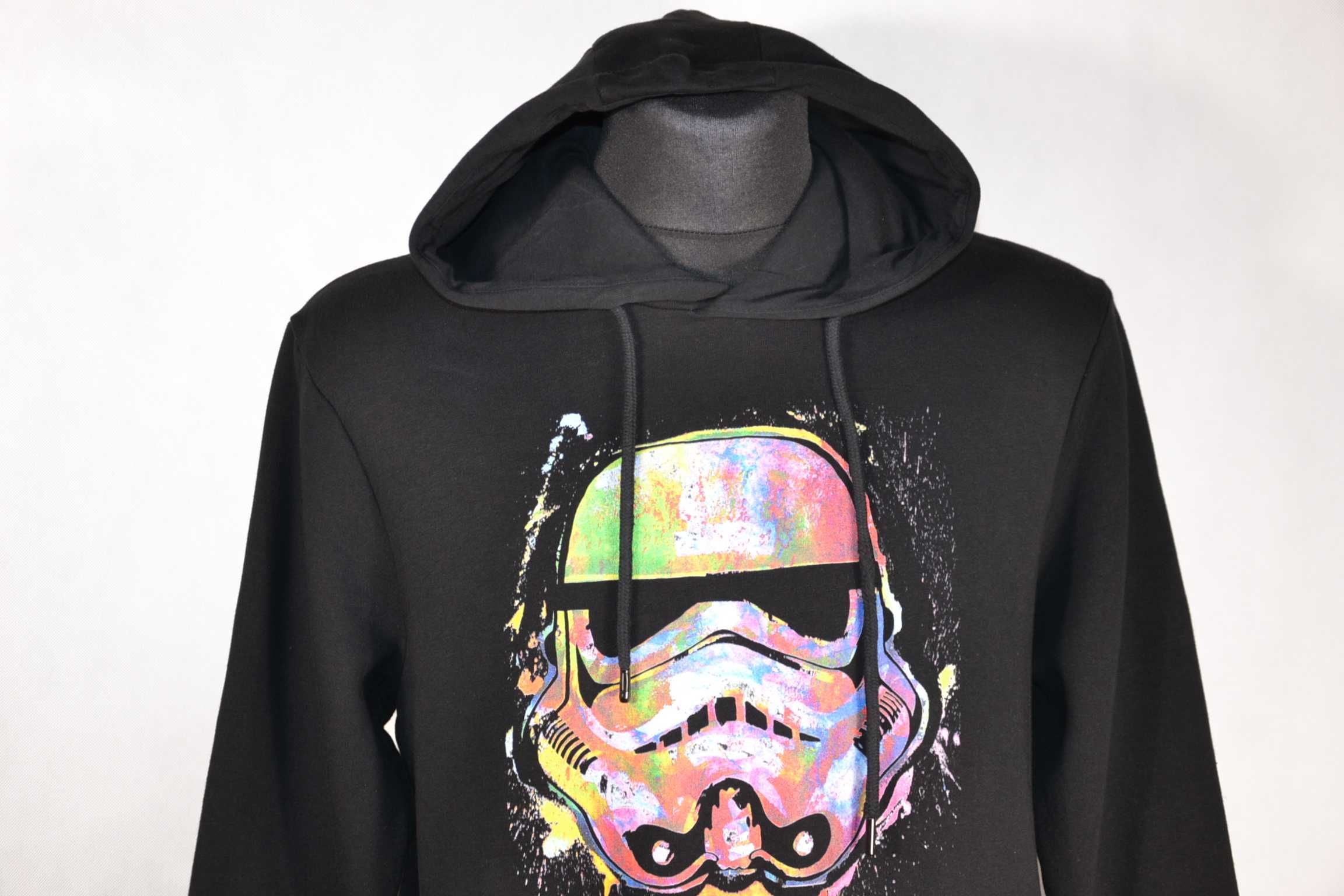 STAR WARS Stormtrooper Bluza Męska z kapturem L Super Stan Oryginalna