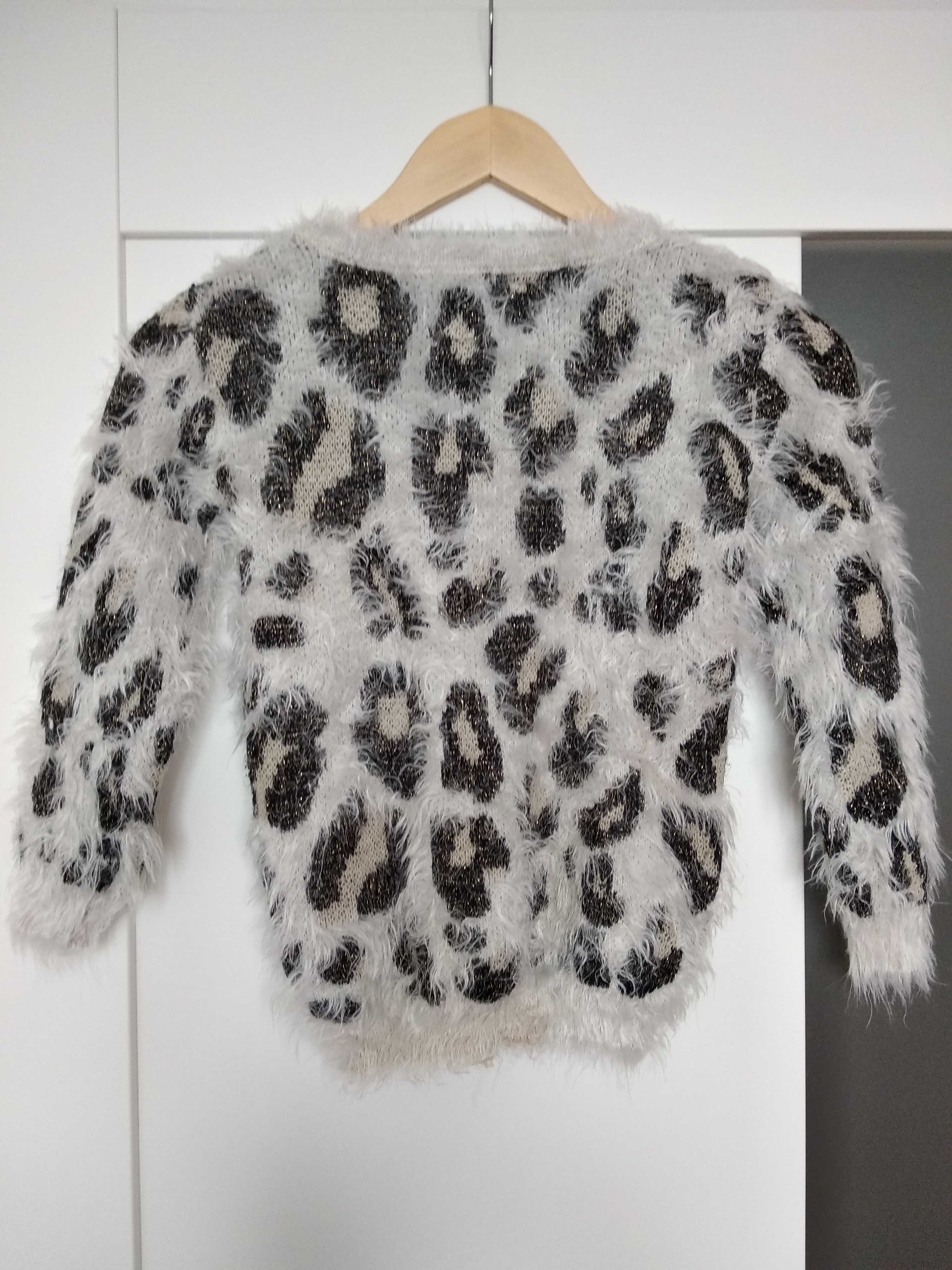 Sweterek panterka dla dziewczynki 128 cm /7-8 lat