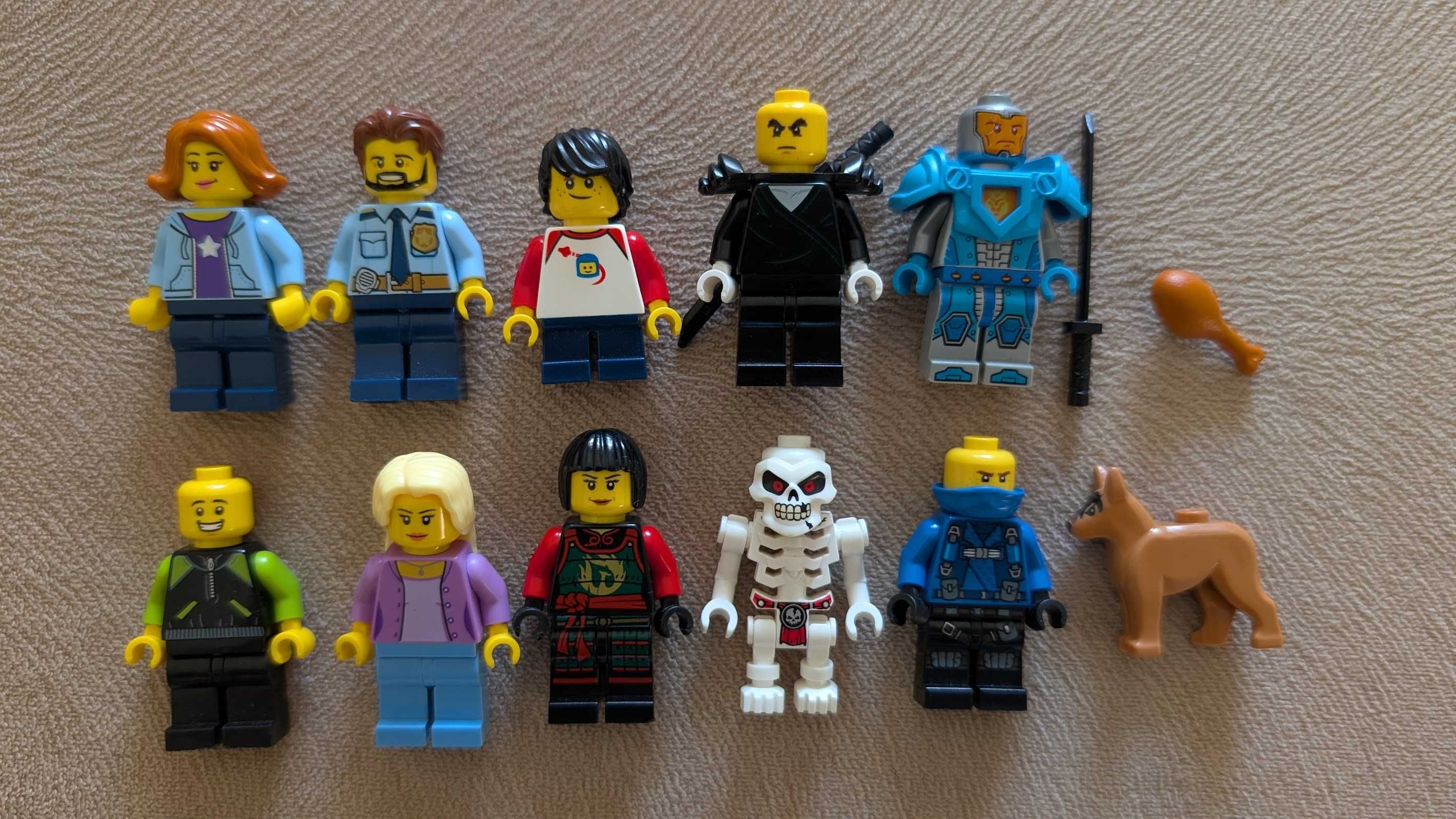 Lego minifiguras e acessórios