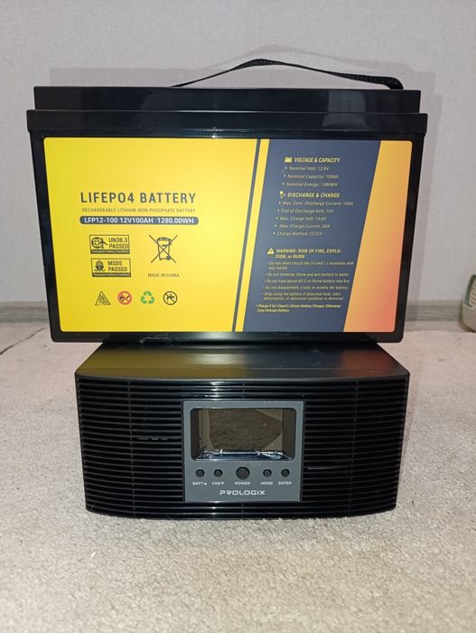 Комплект ДБЖ 1000Вт 1280 Вт/год