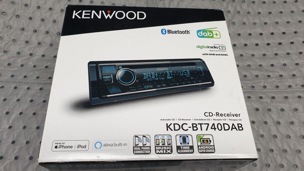 Kenwood KDC-BT740DAB nowe, komplet