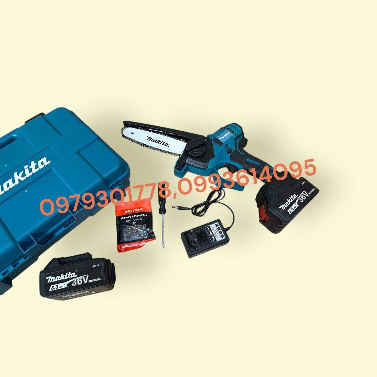 Садовая ручная пила Makita DUC325 BL Шина 15См 2 Акумуляторна 36V/8A