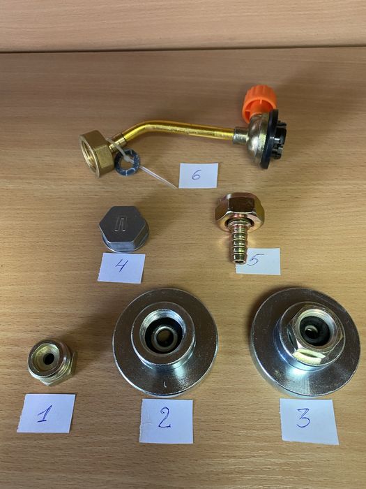 Переходник для заправки газовых баллонов