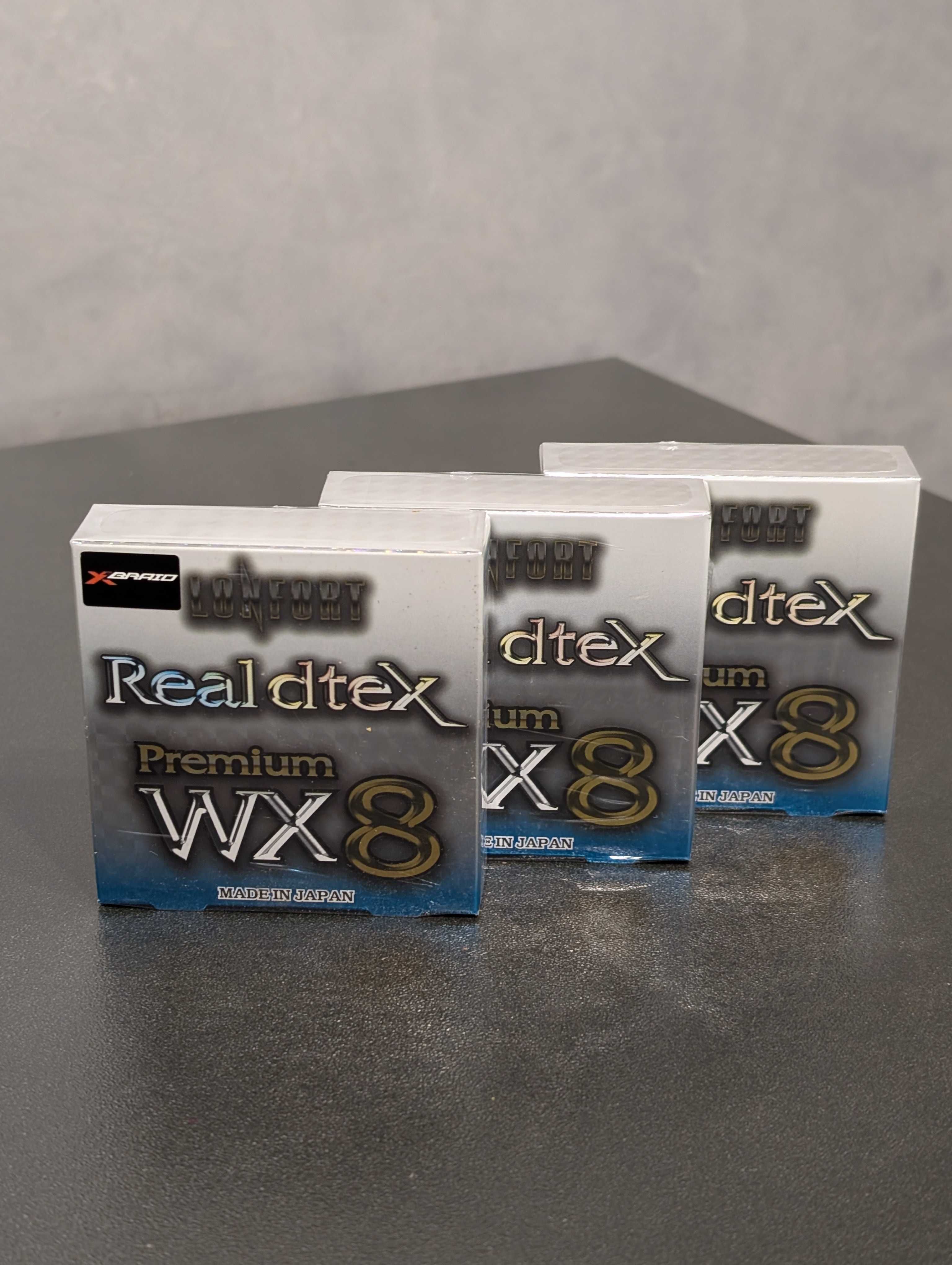 0.3/0.4/0.5 210м шнур  YGK Lonfort Real DTex X8