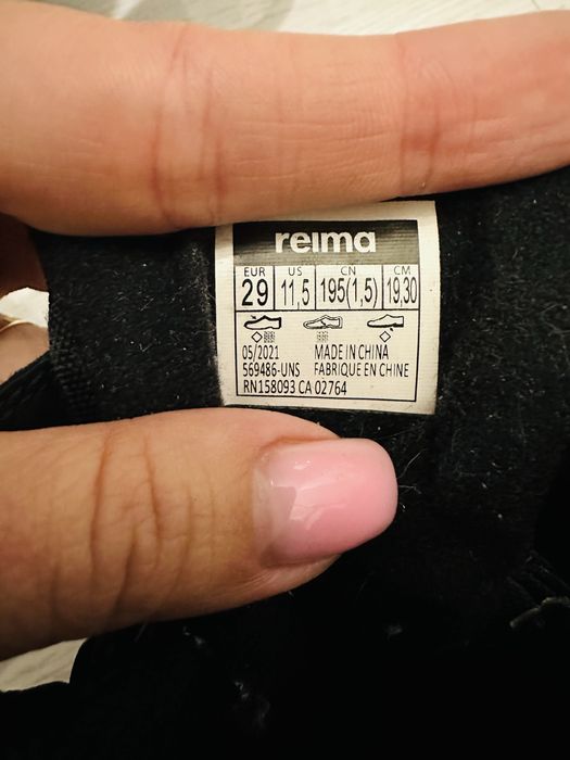 Зимові чоботи Reima 29 розмір