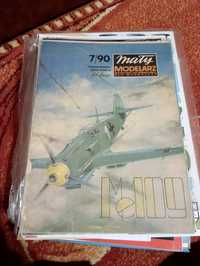 Model kartonowy Messerschmitt Bf-109 E 1:33. Mały modelarz 7/90