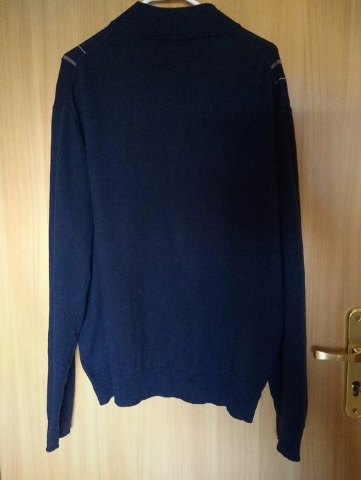Monte Carlo  Niemiecki męski sweter z kaszmirem, 10% Kaszmir, Roz. L