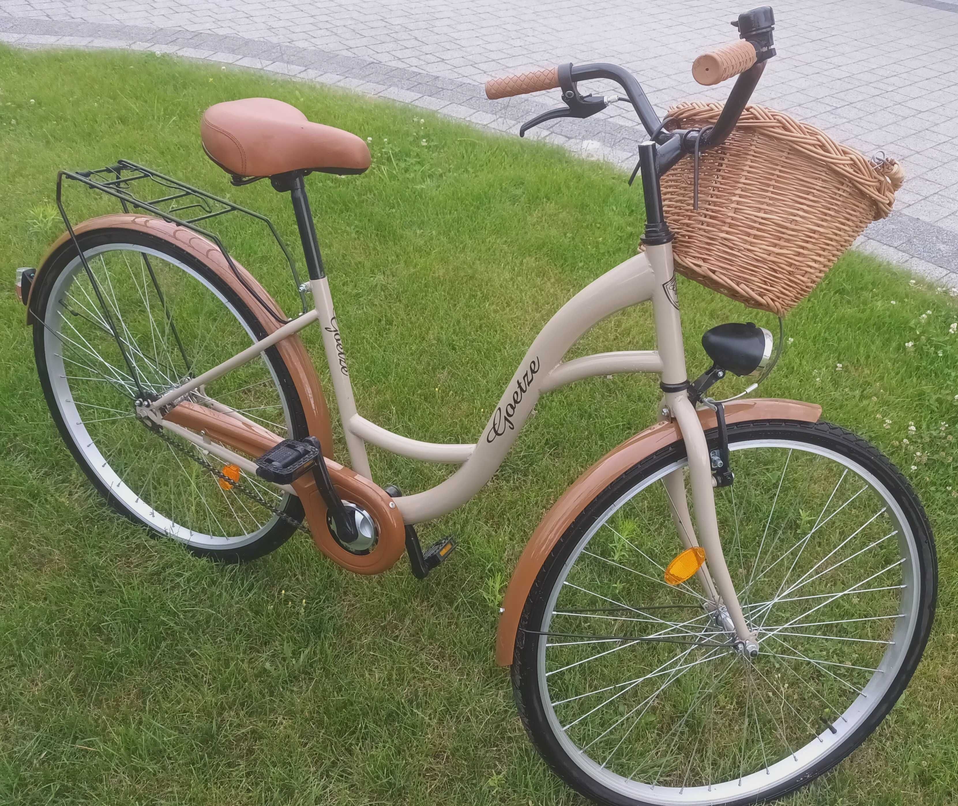 Rower miejski damski Goetze Eco 28 Cappuccino