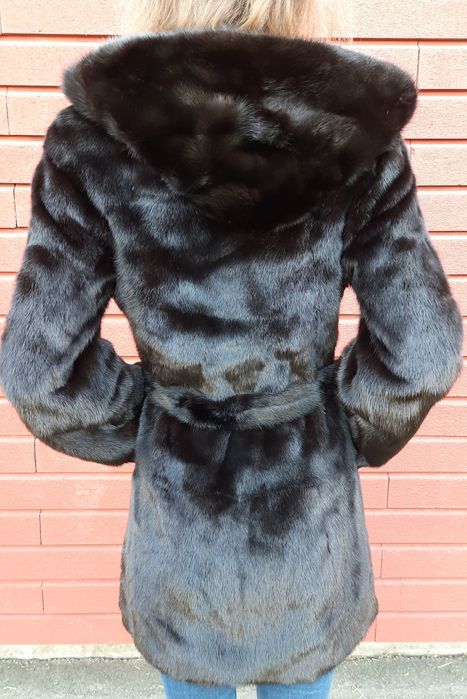 Норкова шуба Kasapis Bros NAFA Mink для автоледі розмір XS - S