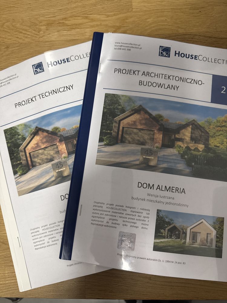 Projekt domu Almeria nowoczesna stodoła lustrzane odbicie