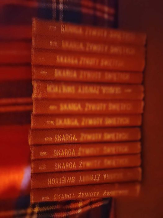 ŻYWOTY  ŚWIĘTYCH, 1-12 -P. SKARGA- Kraków 1881/2, opr.wydawnicza, cudo