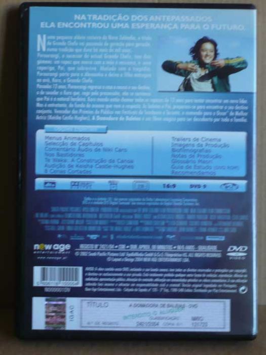 Dvd "A domadora de baleias"