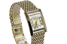 Złoty zegarek 14k 585 z bransoletą męski Geneve mw009y&mwb013y