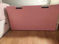 Movel Baú/ Bsnco Branco e Rosa Ikea
