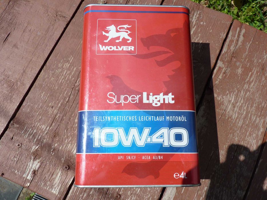 Масло Wolver Super Light 10W 40, 4л