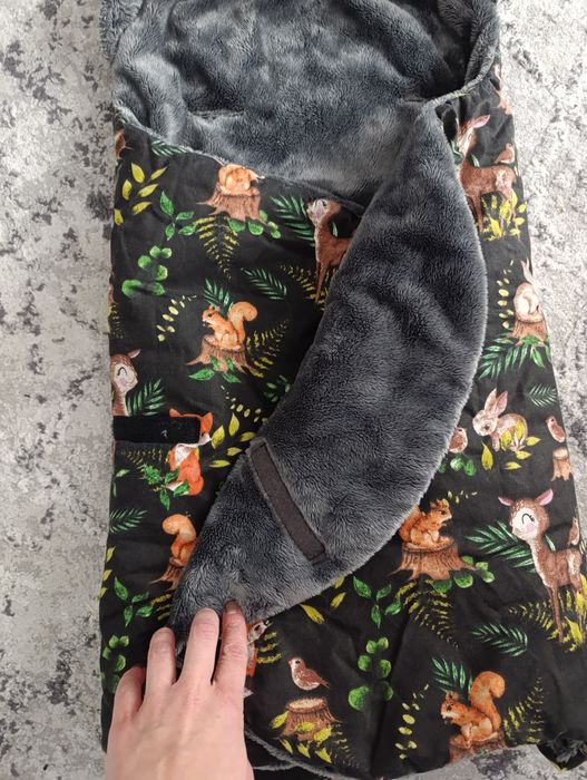 Otulacz do fotelika Pluszowe Sówkowo