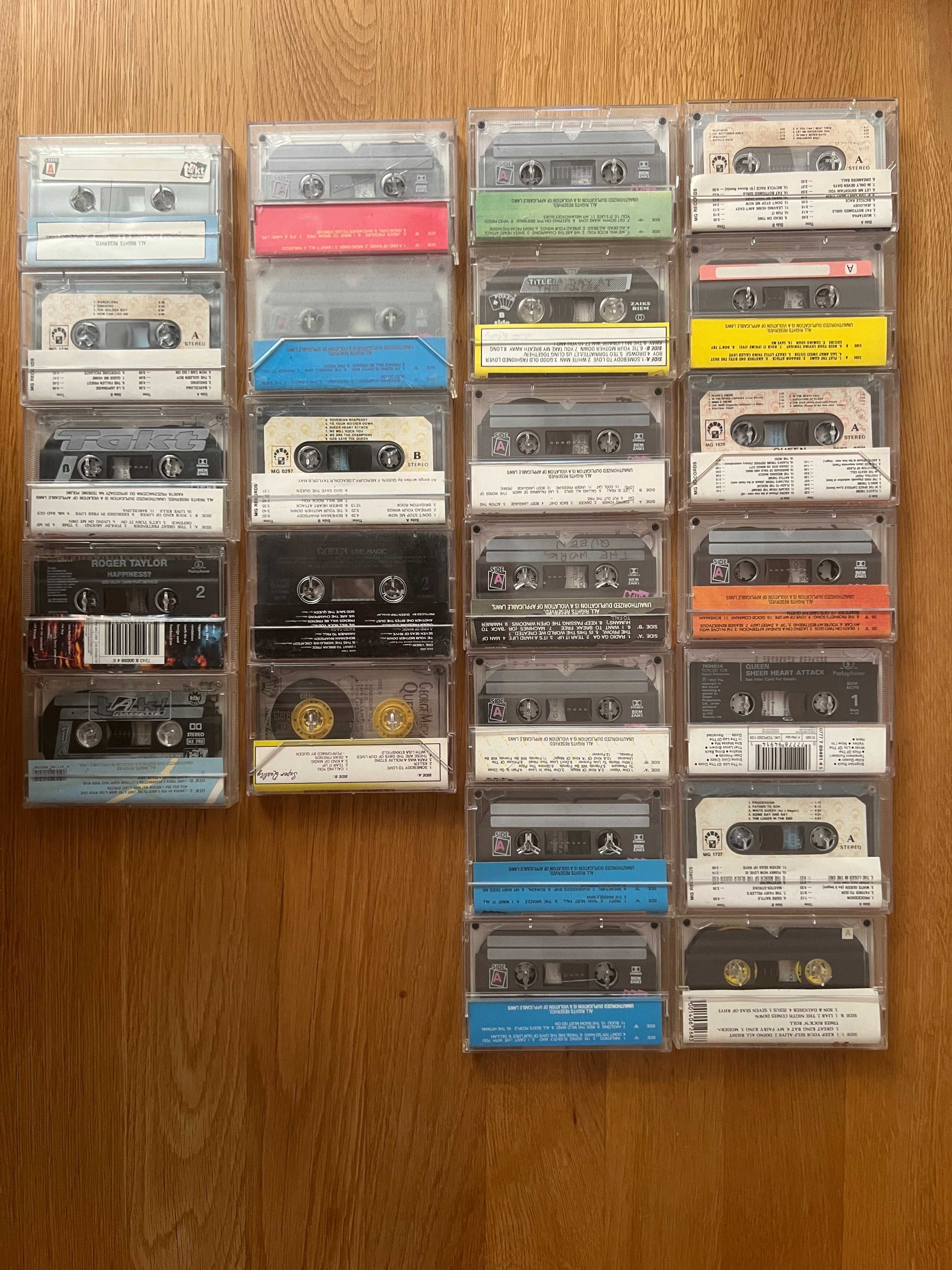 kasety magnetofonowe - Queen - dyskografia - lata 80/90